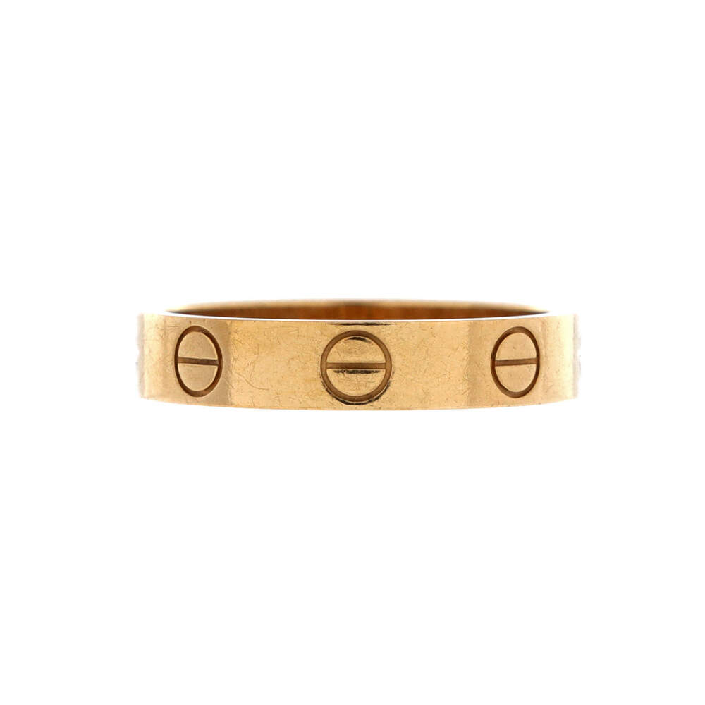 Cartier Love Wedding Band Ring 18K Yellow Gold